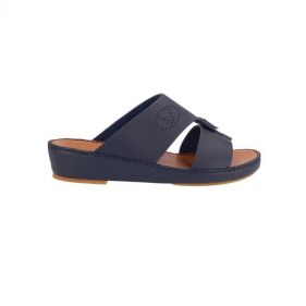 SCOTCH CALF SANDAL  - صندل بنقشة منقّطة سوداء وبنية اللون