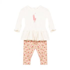 BABY GIRL TOP+PANTS  - طقم أطفال