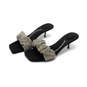 JESSIE CRYSTAL SCRUNCHIE SANDAL - صنادل نسائية