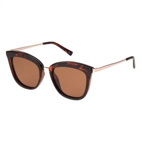 SUNGLASSES CALIENTE  TORT ROSE GOLD POLARIZED - نظارة شمسية كالينتي شكل سلحفاة ذهبي زهري مستقطب 