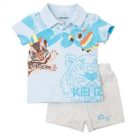 BABY BOY POLO+SHORT  - قميص بولو طفل + سروال قصير
