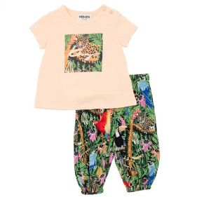 BABY GIRL T-SHIRT+PANTS  - تي شيرت طفلة + سروال