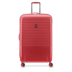 DELSEY CAUMARTIN+ H 4DW TROL 76CM RED - دلسي كومارتين حقيبه بعجلات76 سم لون  احمر