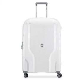 DELSEY CLAVEL H 4DW TROL 76CM WHITE - دلسي كلافل حقيبه بعجلات70 سم لون أبيض