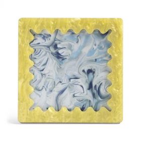 PHOTO FRAME WAVY YELLOW - إطار صور متموّج أصفر