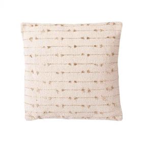 CUSHION CANVAS LUREX 45X45 - وسادة مصنوعة من قماش لوركس - حجم 45x45