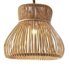 NATURAL RATTAN LAMP  CHAMPIGNON PM 51H49 - مصباح  CHAMPIGNON  مصنوع من الروطان PM 51H49 