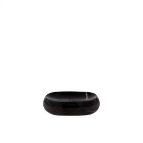 BLACK MARBLE 'CLASSIC' SOAP DISH - صحن صابون MARBLE  "كلاسيكي" أسود اللون