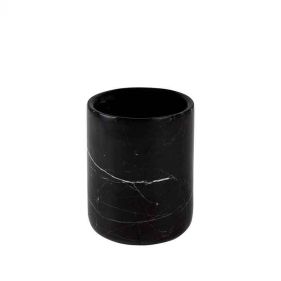 BLACK MARBLE 'CLASSIC' TOOTHBRUSH HOLDER - حاملة فرشاة أسنان "كلاسيكية" من الرخام الأسود