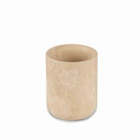 TRAVERTINE 'CLASSIC' TOOTHBRUSH HOLDER - حاملة فرشاة أسنان TRAVERTINE "كلاسيكية"