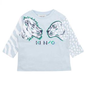 BABY BOY LONG SLEEVE T-SHIRT - قميص بأكمام طويلة لطفل حديث الولادة 
