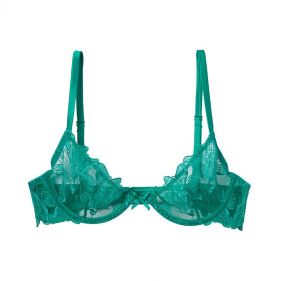 LILY EMBROIDERY PLUNGE DEMI BRA - حمالة صدر "ليلي" 