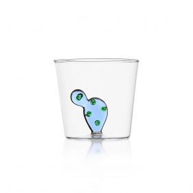 TUMBLER CACTUS BLUE - كوب أزرق طويل برسم الصبار