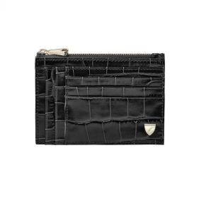 DOUBLE ZIP CARD HOLDER  - محفظة بطاقات بسحاب مزدوج