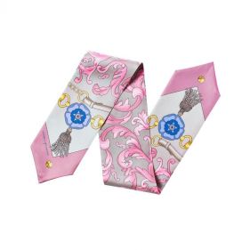 SIGNATURE NECK BOW SCARF - وشاح عنق مميّز