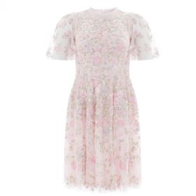 ROSE DREAM MICRO MINI DRESS  - فستان روز  دريم (بنقشة الورد) قصير