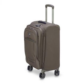 DELSEY HELIUM DLX S 4DW EXP TROL 55CM MOCHA  - ديلسي حقيبه بعجلات