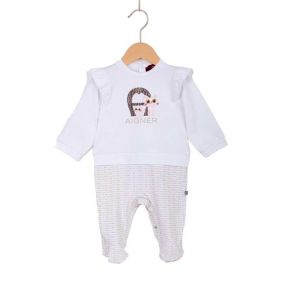 NEWBORN GIRL OVERALL - أوفرول مولودة جديدة