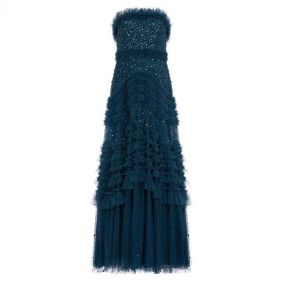 STRAPLESS GOWN - فستان بدون أكمام
