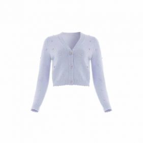 CROP CARDIGAN - سترة صوفية