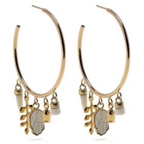 EARRINGS-ECRU-أقراط