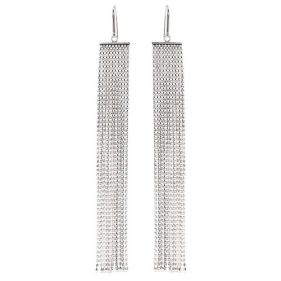 EARRINGS-TRANSPARENT-SILVER-أقراط