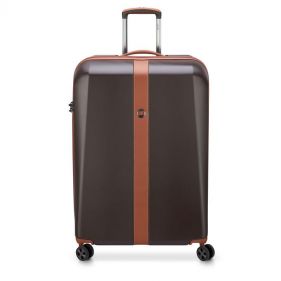 DELSEY PROMENADE HARD 2.0 4DW EXP TROL 82CM CHOCOLATE - دلسي برومنند حقيبه بعجلات 82 سم لون بني