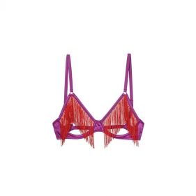 FRINGE OUVERT BRA - حمالة صدر بتصميم مفتوح 