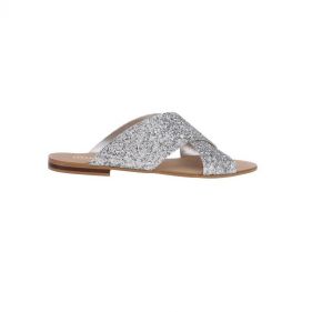 ROUGH GLITTER SANDAL  - صندل لامع 