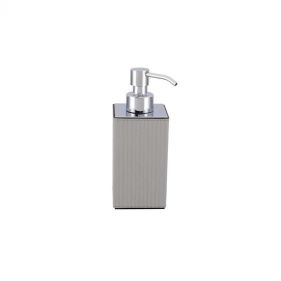 POSEIDON SOAP DISPENSER 6X6X16.5 LIGHT GREY - موزع صابون بوسيدون- بلون الرمادي الفاتح - حجم 6×6×16.5 