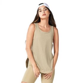 MESH DIP HEM TANK - توب