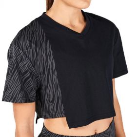BOXY ASYMMETRIC TEE - تي شيرت