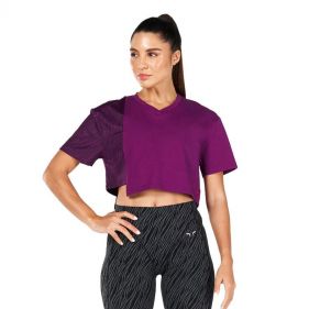 BOXY ASYMMETRIC TEE - تي شيرت