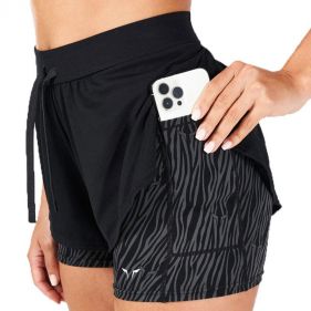 WRAP 2 IN 1 RUNNING SHORT - بنطلون ضيق