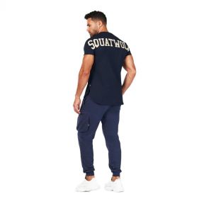 MUSCLE LOGO T-SHIRT - تي شيرتات  كم قصير