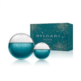 BVLG AQVA 100ML EDT + 15ML EDT -  هدية مجموعة عطور