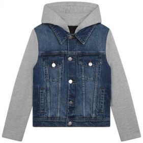 BOY HOODED JACKET  - سترات للفتيان