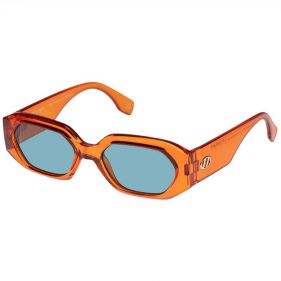 SUNGLASSES SLAPTRASH  ORANGE SODA AQUA BLUE  M - نظارات شمسية SLAPTRASH بلون البرتقالي صودا / أكوا، مقاس: متوسط