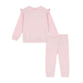 BABY GIRL PULLOVER+SWEATPANTS  - طقم لطفلة صغيرة