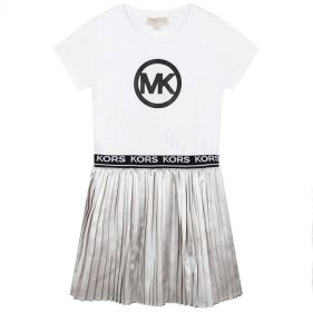 GIRL SHORT SLEEVED DRESS  - فستان للفتيات