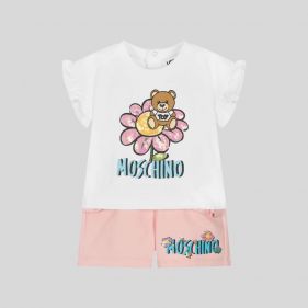 BABY GIRL T-SHIRT+SHORTS - طقم اطفال