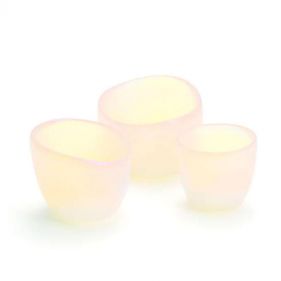 TRIO BOWLS IRIDESCENT CLOUD 3.4-4.7D x2.9-3.5H - صَحن