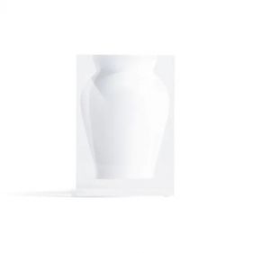 HENRY BUD VASE HAMPTONS WHITE 4x4x5.4 - مزهرية