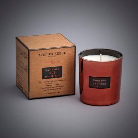 SCENTED CANDLE SAFFRON OUD 210GR - شموع