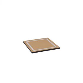 6 PCS SET VENERE SQUARE COASTER 11X11 NOCCIOLA - مجموعة من 6 حاملات أكواب مربعة VENERE بقياس 11x11 سم باللون البني الفاتح (NOCCIOLA)