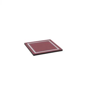 6 PCS SET VENERE SQUARE COASTER 11X11 WINE - مجموعة مناشف مؤلفة من ستة قطع مربعة Venere - بحجم 11 × 11 - لون أحمر داكن