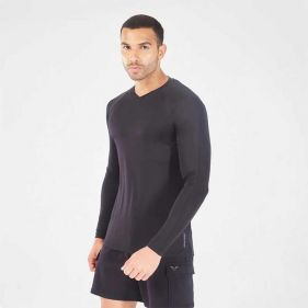 CORE LEVEL UP V-NECK TEE - ملابس رياضية