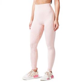 CODE ASYMMETRIC EMBOSSED LEGGINGS - بنطلون ضيق