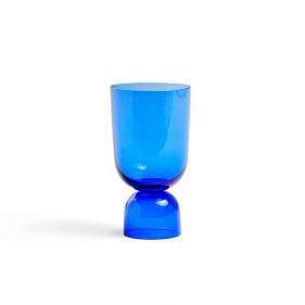 BOTTOMS UP VASE-SMALL-ELECTRIC BLUE  - مزهرية