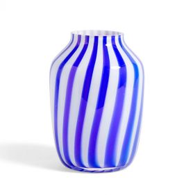 JUICE VASE-HIGH-BLUE  - مزهرية